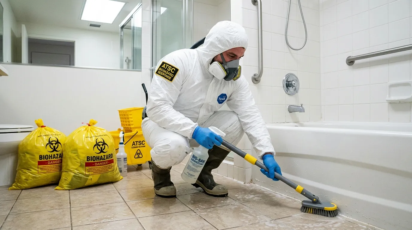 Decontamination equipment deployed for Blood Cleanup in Hamtramck